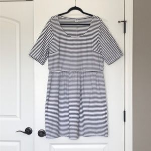 Old Navy Striped Fit and Flare Dress